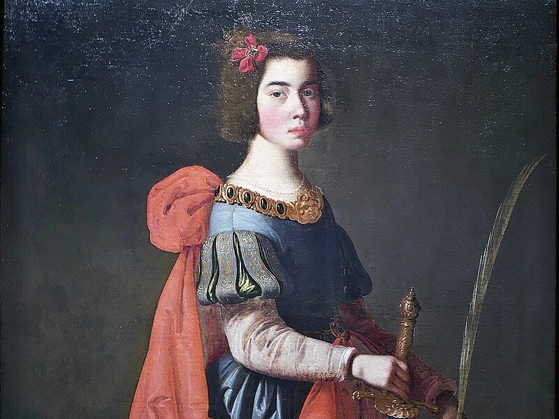 1598-Francisco de Zurbarán - Santa Caterina d'Alessandria